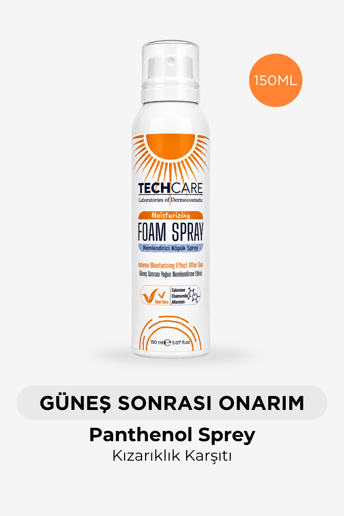Güneş Sonrası Panthenol Yoğun Nemlendirici Köpük 150ML
