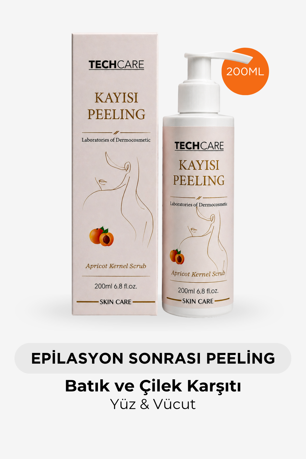 Epilasyon-Ağda Sonrası El & Vücut Peelingi Batık Ve Çilek Bacak Onarıcı 200ML